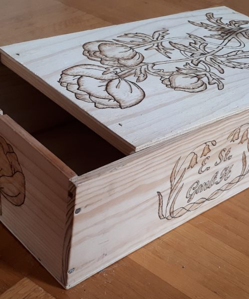 Handwerkskunst Holzfiguren Möbelrestaurierung Antiquitäten Personalisierung Holzweinkiste