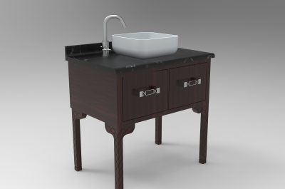 Handwerkskunst Holzfiguren Möbelrestaurierung Antiquitäten zeitgenössisches Waschbecken