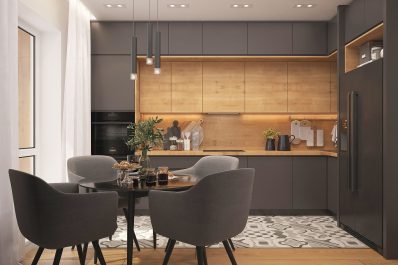 Altbausanierung Badsanierung Küche Schrankraum Interior Design dreidimensional Fotorealismus